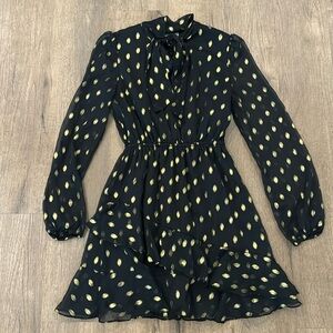 Idem Motto Black and Gold Dress